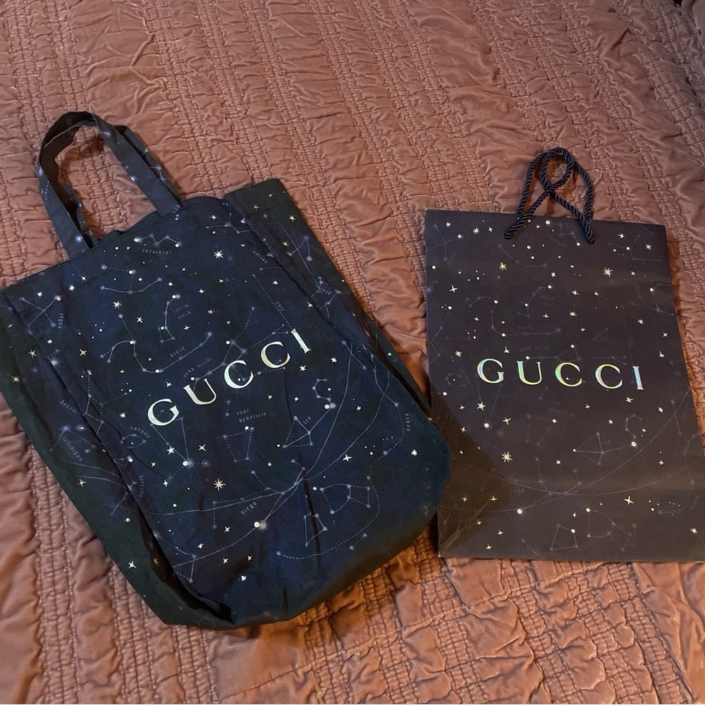 gucci tote and shopping bag